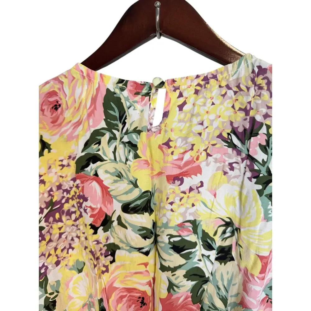 FAITHFULL THE BRAND NWT Sidonie Mini Dress Venissa Floral Size 2 / XS $159 MSRP - Picture 7 of 11